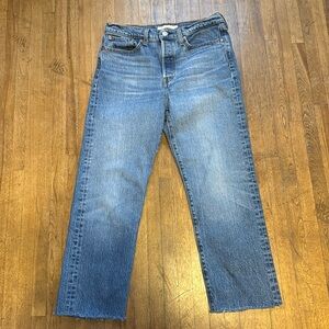 Levi’s Wedgie Straight | med wash | 28